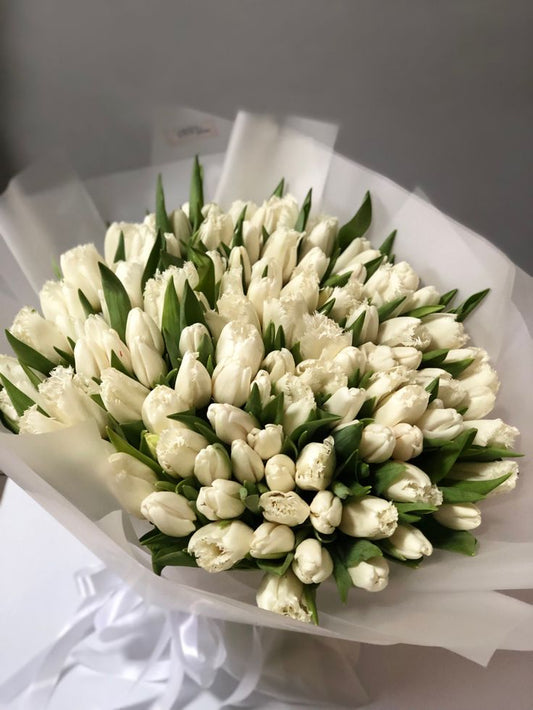 White Tulips Bouquet!