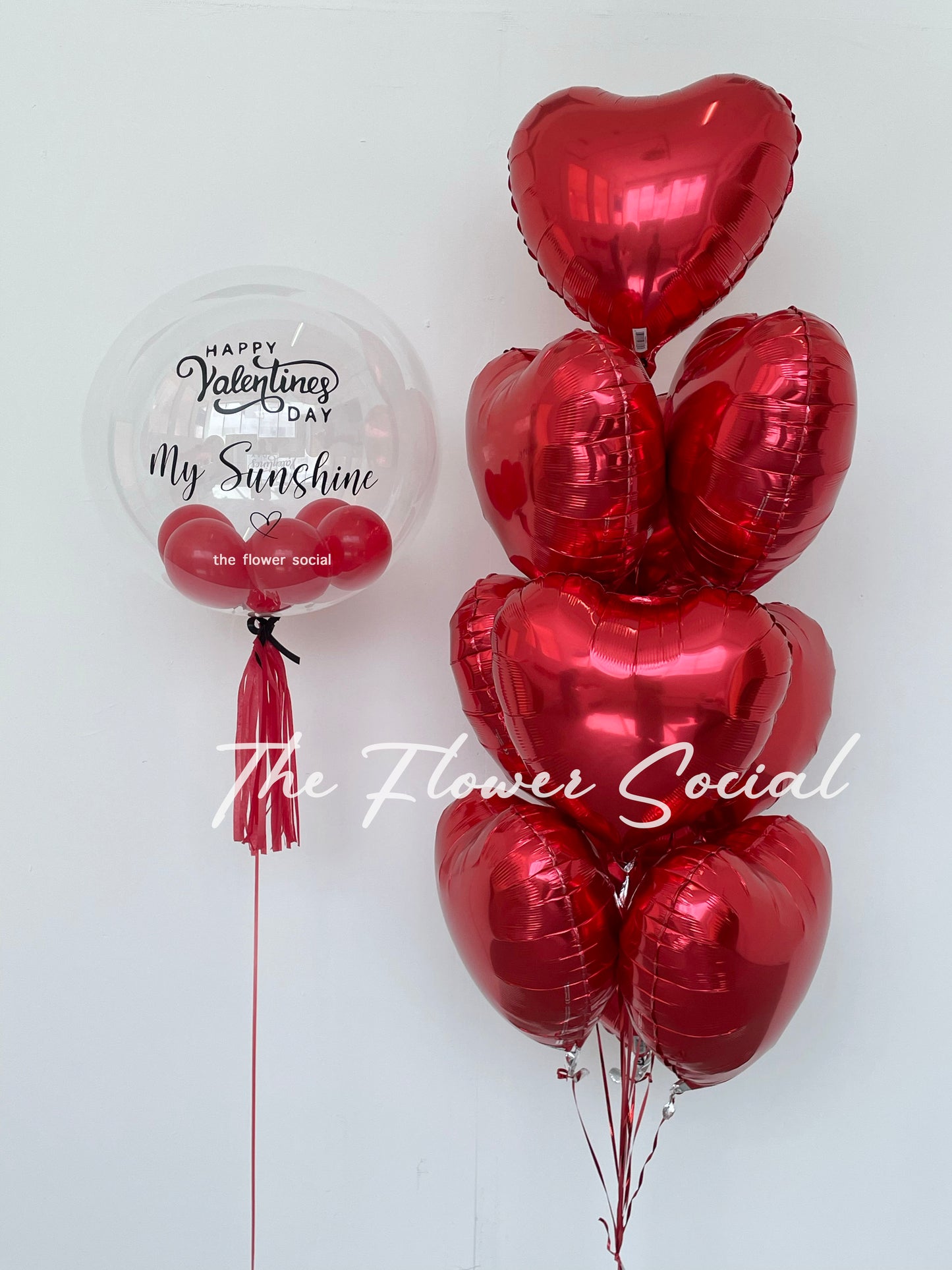 Valentine Balloons with Name