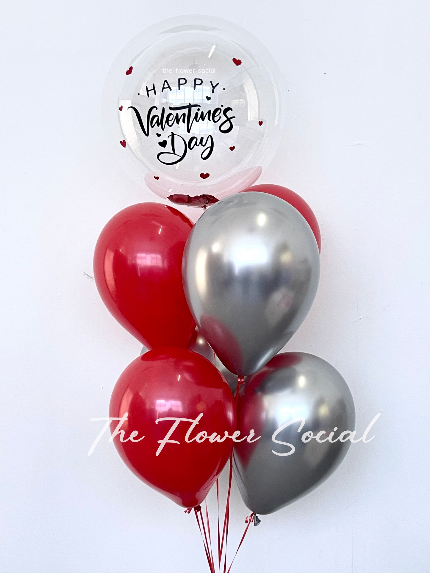 Happy Valentine's Day Balloon Bouquet