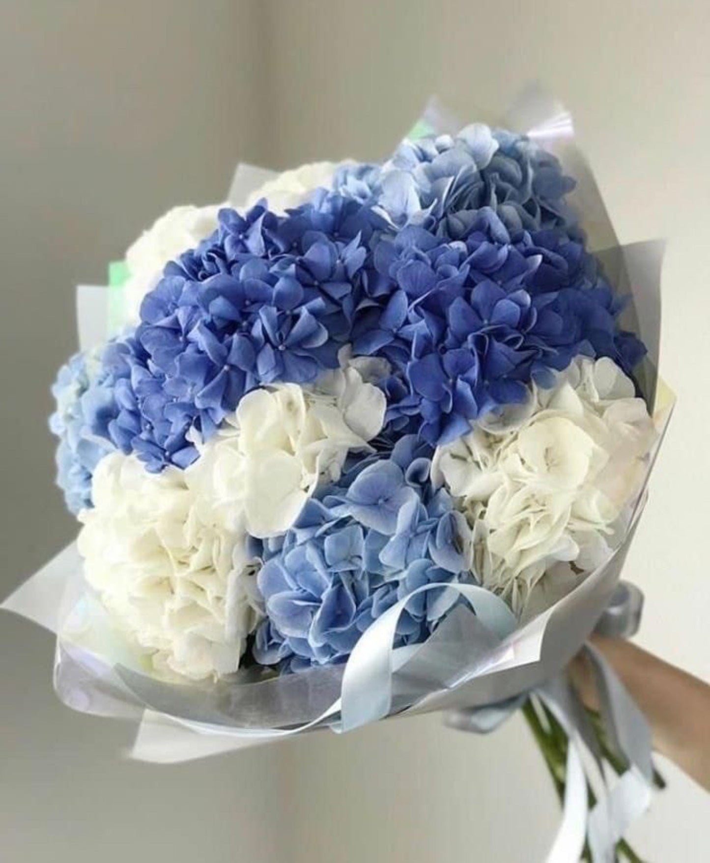 Blue and white Hydrangea Bouquet!